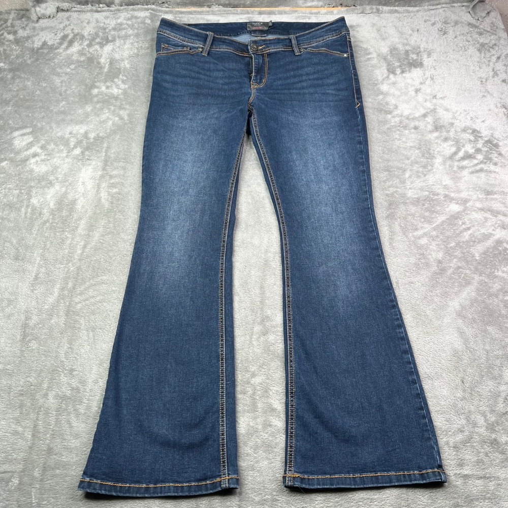 Torrid Luxe Slim Boot Jeans Womens 12R Blue Medium Wash Stretch Bootcut Denim